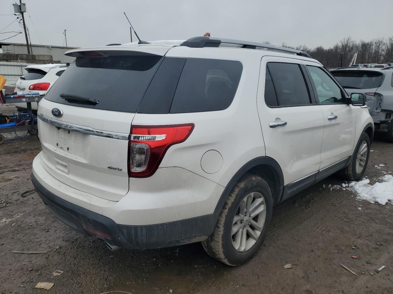 2014 Ford Explorer VIN 1FM5K8D85EGB31806 Copart auction photo, frame damage damage thumbnail 3