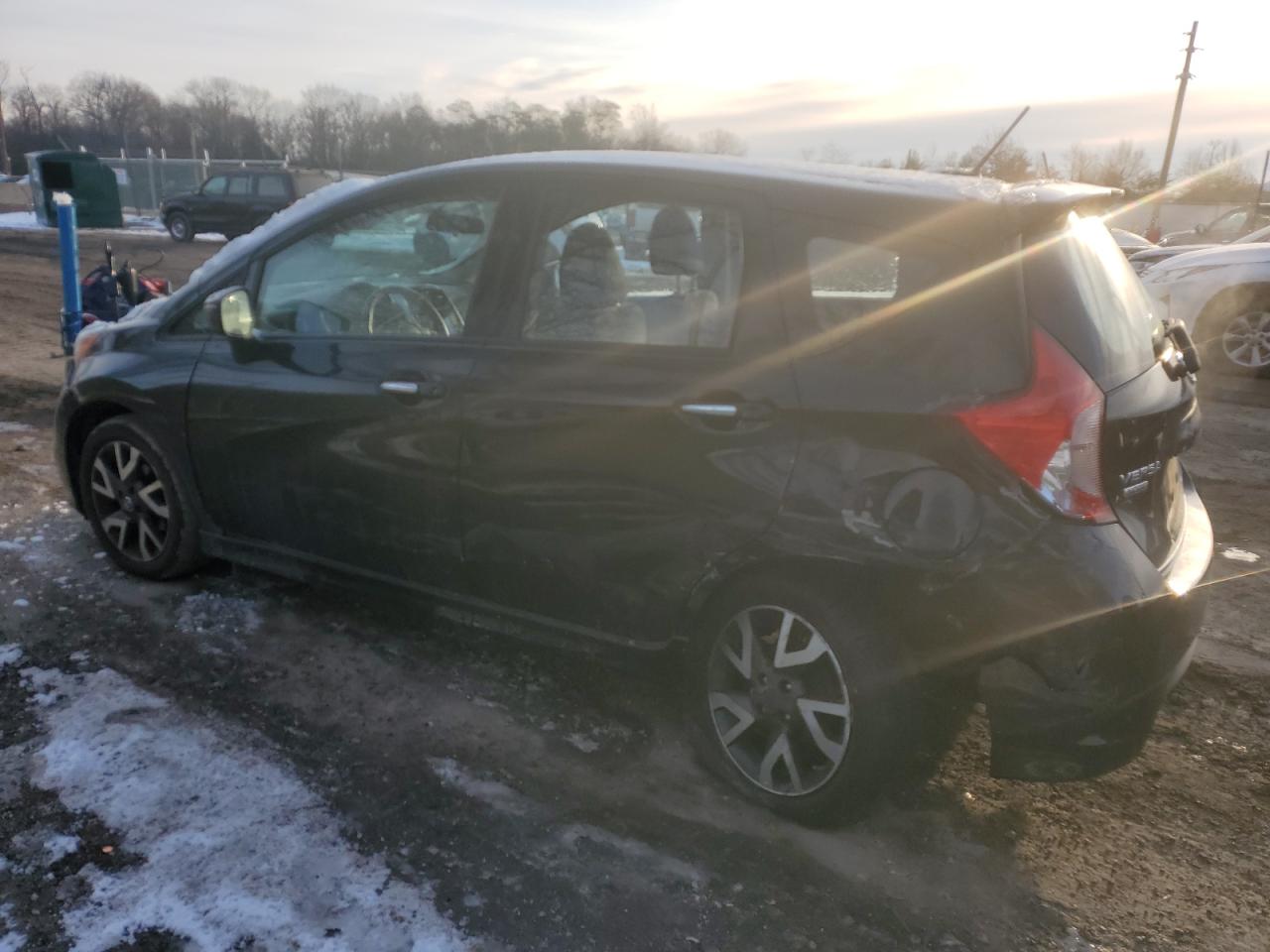 2016 Nissan Versa VIN 3N1CE2CP5GL408822 Copart auction photo, side / undercarriage damage thumbnail 2