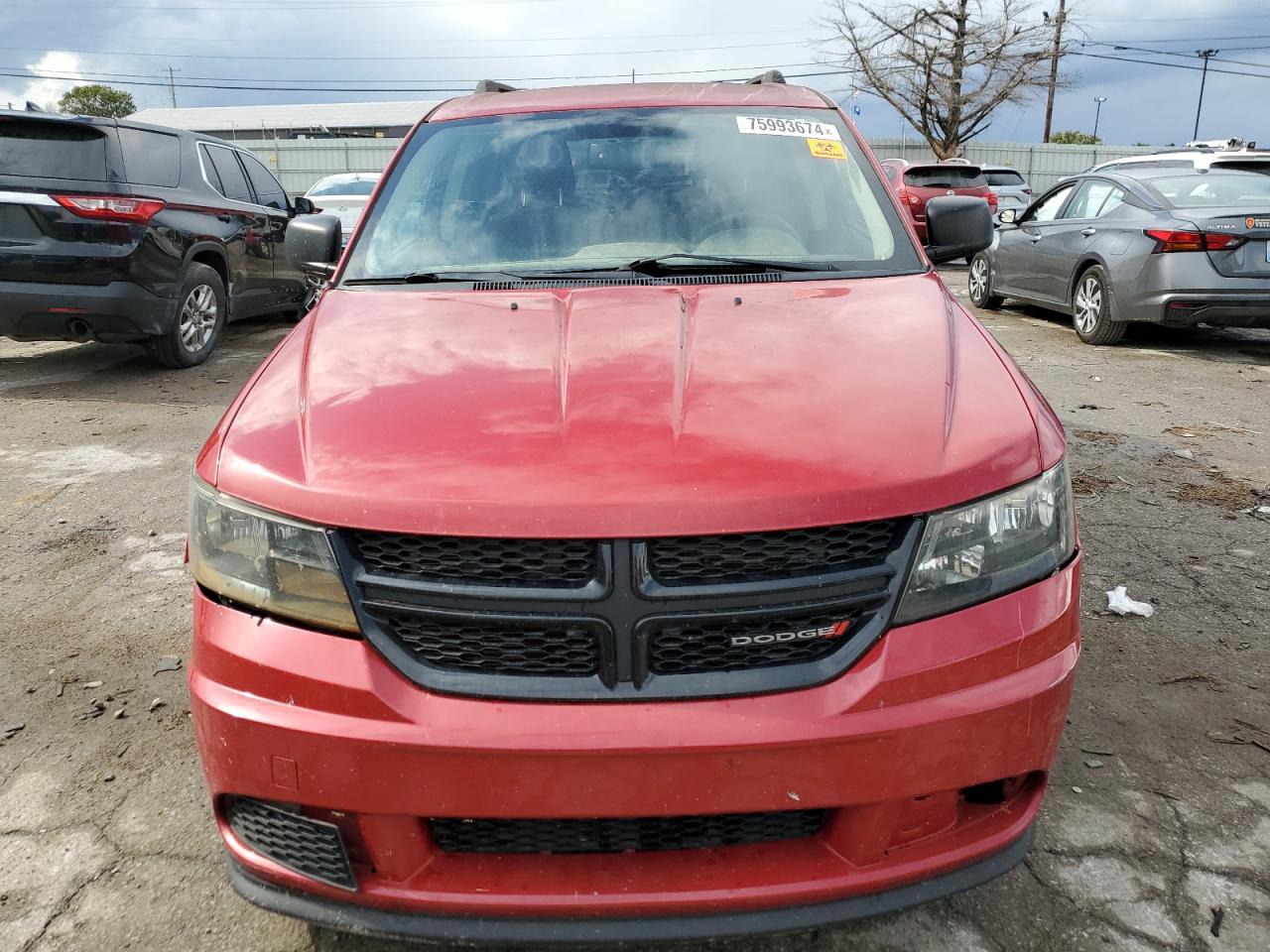 2017 Dodge Journey VIN 3C4PDDAG7HT704135 Copart auction photo, front end damage thumbnail 5