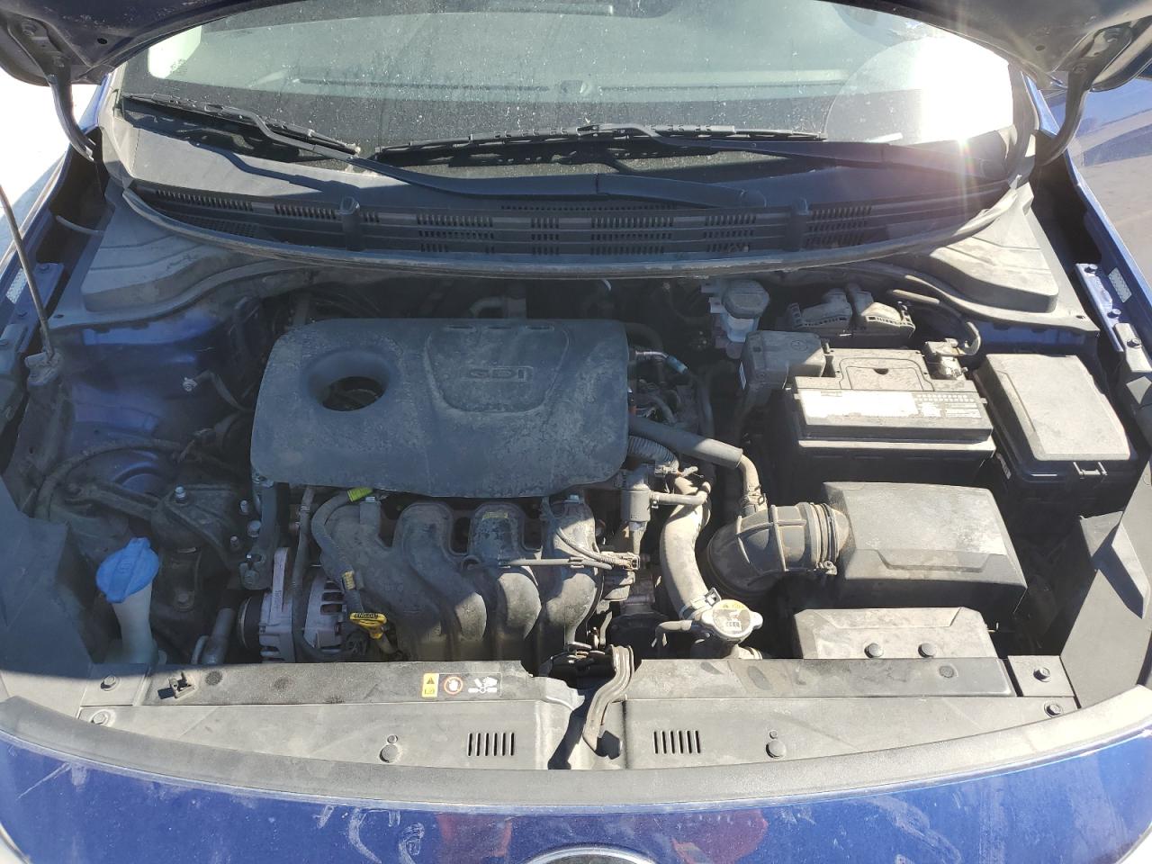 2019 KIA Rio VIN 3KPA24ABXKE206040 Copart auction photo, rear end / minor dent/scratches damage thumbnail 11