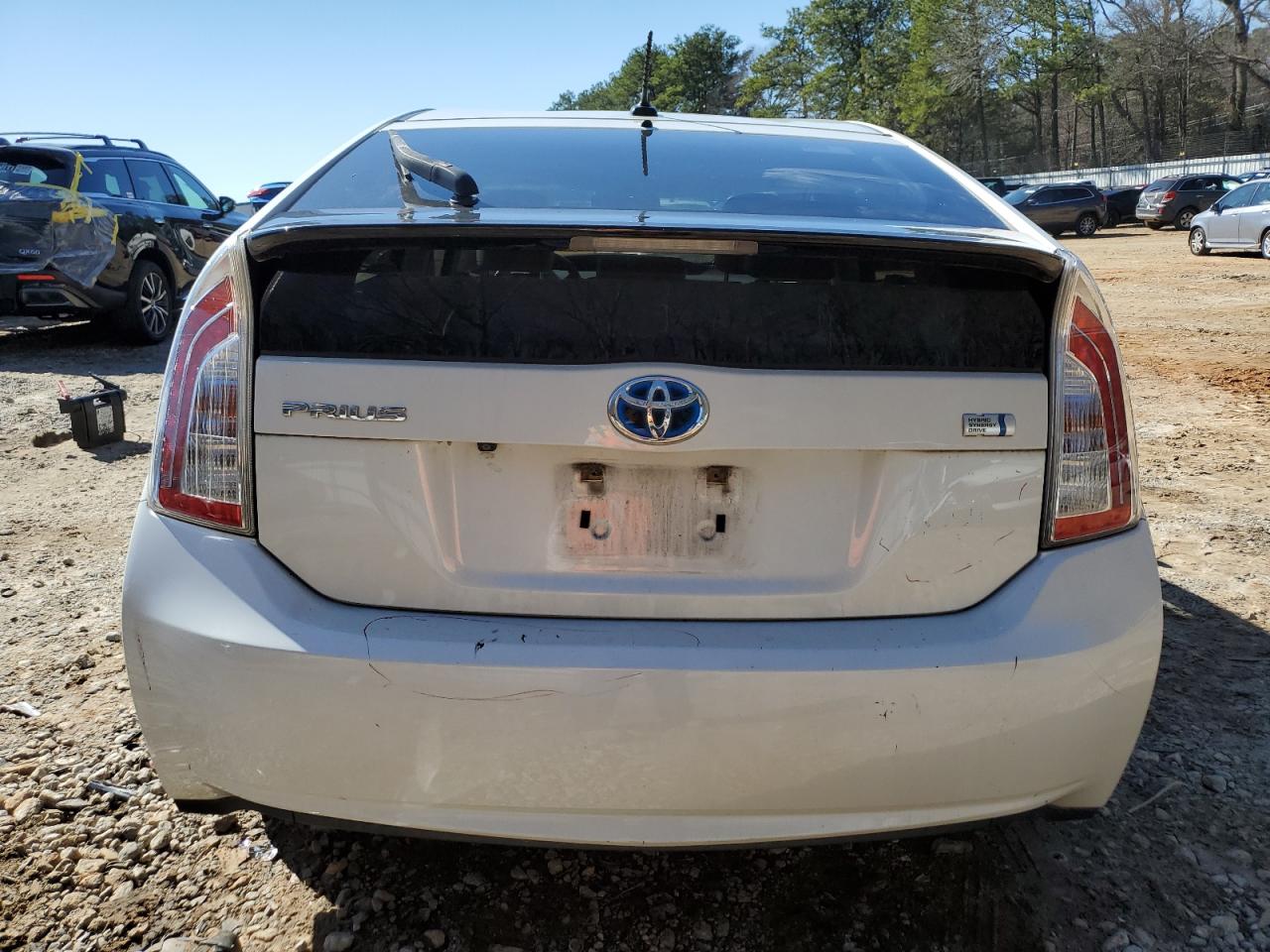 2012 Toyota Prius VIN JTDKN3DU7C1482179 Copart auction photo, all over damage thumbnail 6
