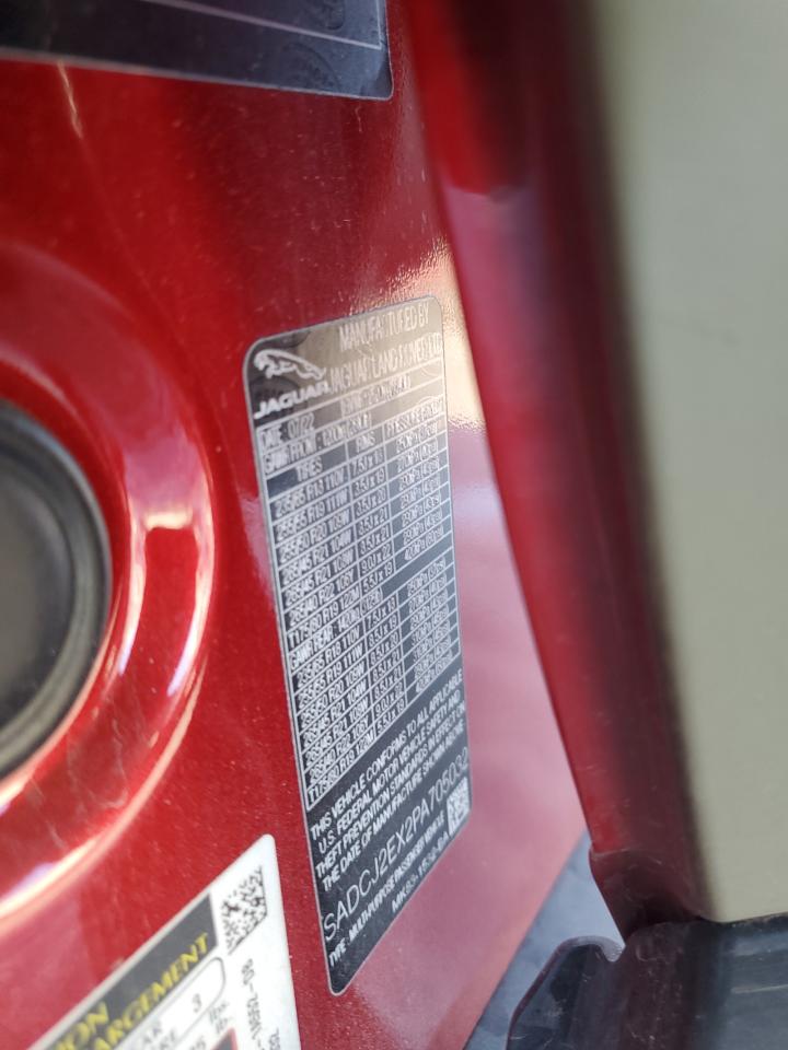 2023 Jaguar F-Pace VIN SADCJ2EX2PA705032 Copart auction photo, front end damage thumbnail 16