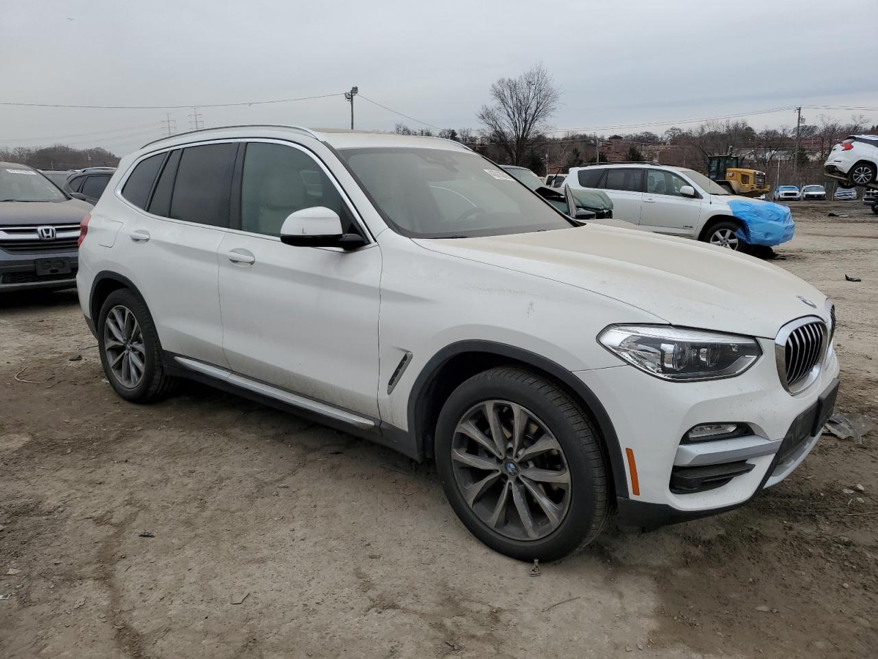 2019 BMW X3 VIN 5UXTR9C55KLP76915 Copart auction photo, side damage thumbnail 4