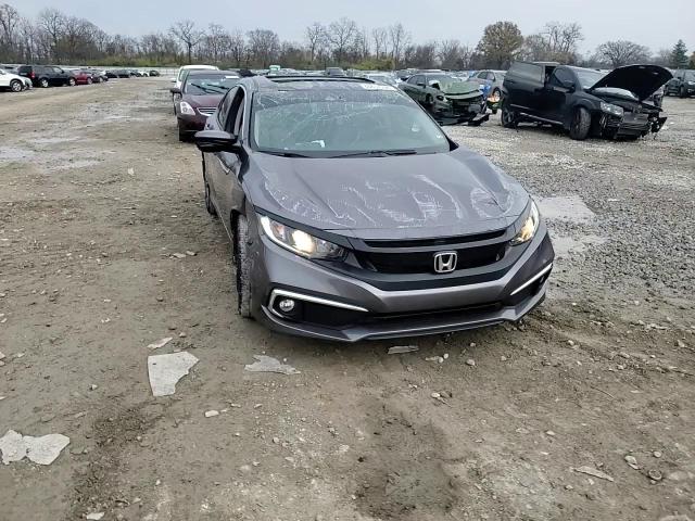 2019 Honda Civic VIN 19XFC1F77KE011406 Copart auction photo, front end / side damage thumbnail 11