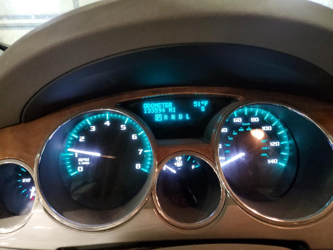 2012 Buick Enclave VIN 5GAKRCED0CJ358596 Copart auction photo, front end / minor dent/scratches damage thumbnail 9
