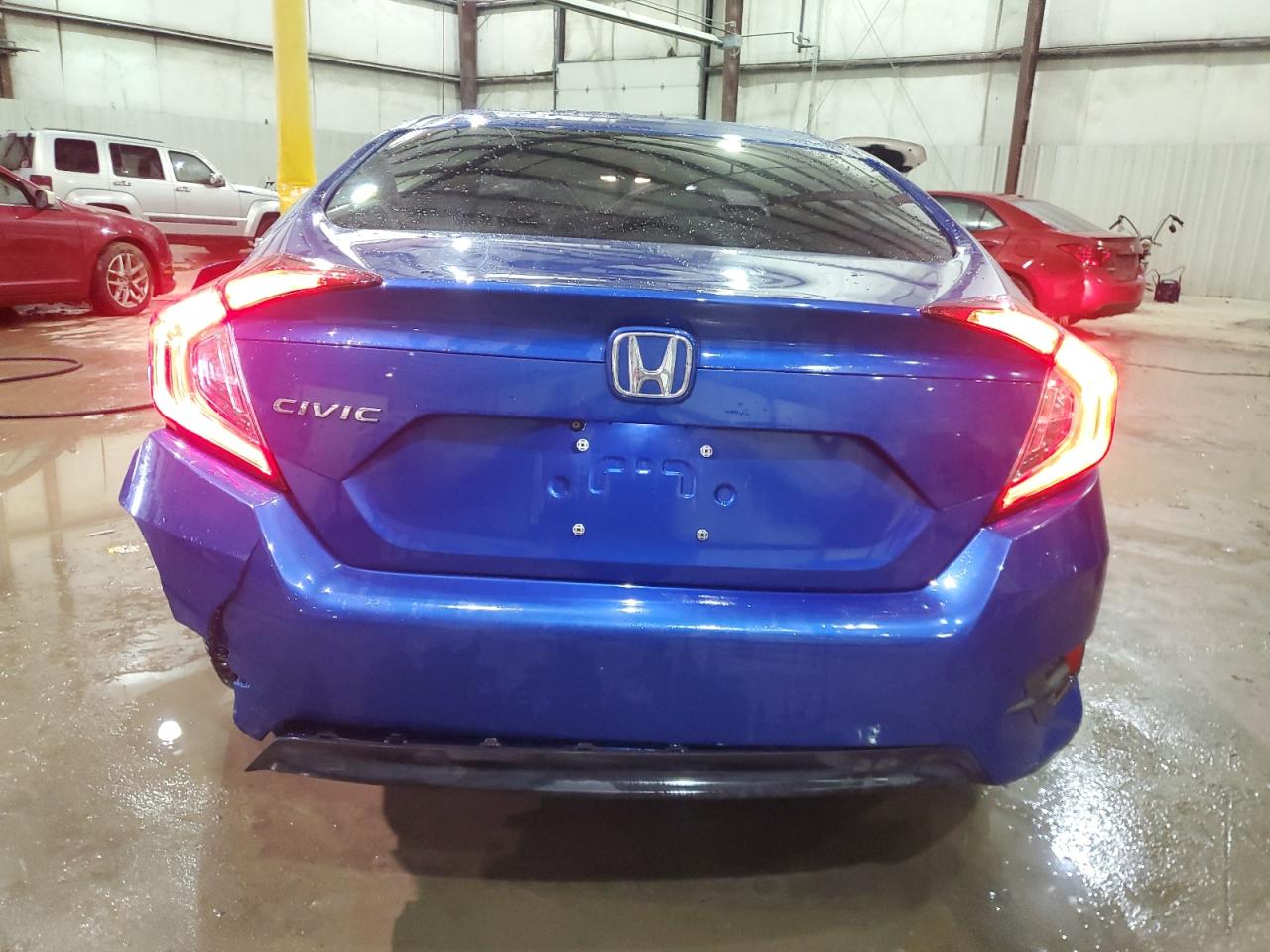 2016 Honda Civic VIN 19XFC2F7XGE072665 Copart auction photo, front end / rear end damage thumbnail 6