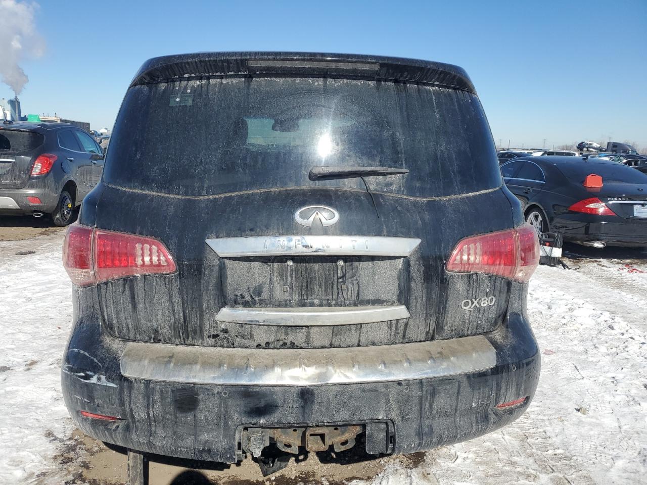 2017 Infiniti QX80 VIN JN8AZ2NE5H9158159 Copart auction photo, front end damage thumbnail 6