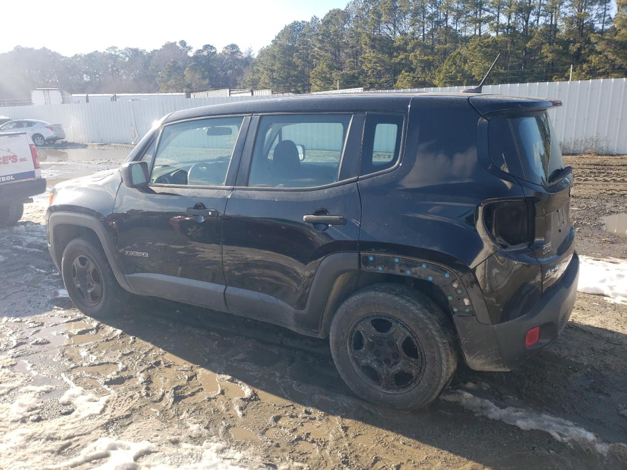 2015 Jeep Renegade VIN ZACCJBAT0FPB54767 Copart auction photo, rear end / side damage thumbnail 2