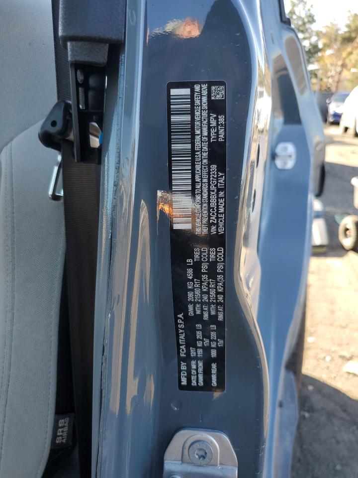 2018 Jeep Renegade VIN ZACCJBBBXJPG72339 Copart auction photo, side / hail damage thumbnail 14