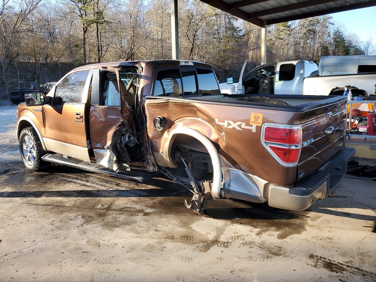2011 Ford F-150 VIN 1FTFW1EF3BFC03248 Copart auction photo, side / rear end damage thumbnail 2