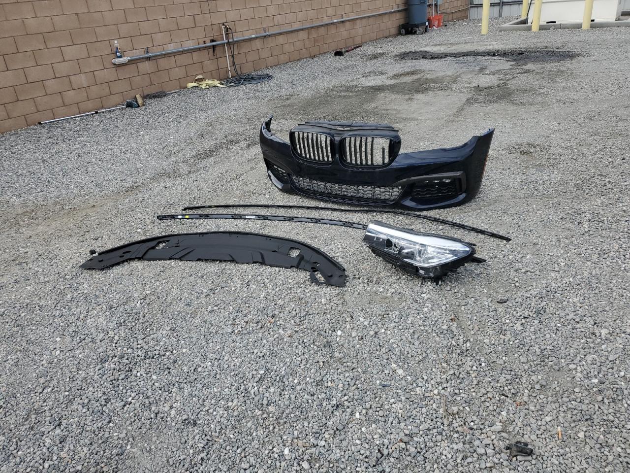 2019 BMW 7er VIN WBA7E2C51KB454264 Copart auction photo, vandalism / front end damage thumbnail 12