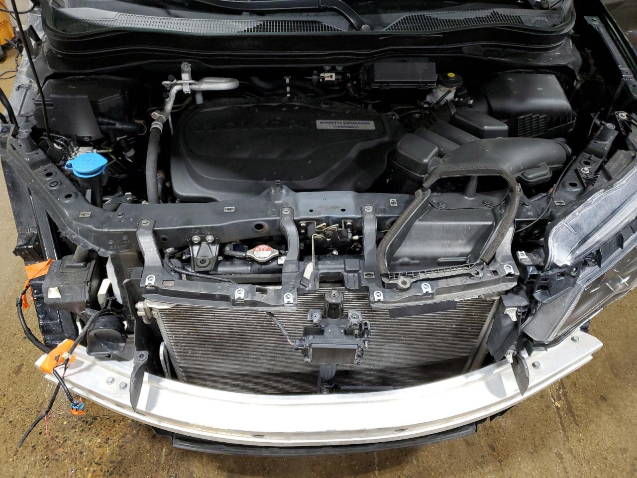 2020 Honda Ridgeline VIN 5FPYK3F76LB003663 Copart auction photo, front end damage thumbnail 11