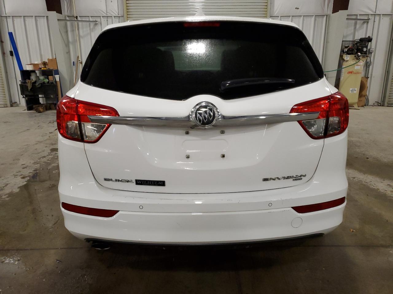2017 Buick Envision VIN LRBFXDSA2HD198022 Copart auction photo, front end / side damage thumbnail 6