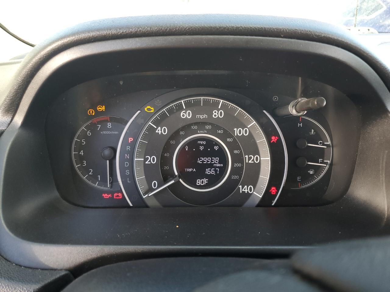 2016 Honda CR-V VIN 2HKRM3H58GH553926 Copart auction photo, water/flood damage thumbnail 9