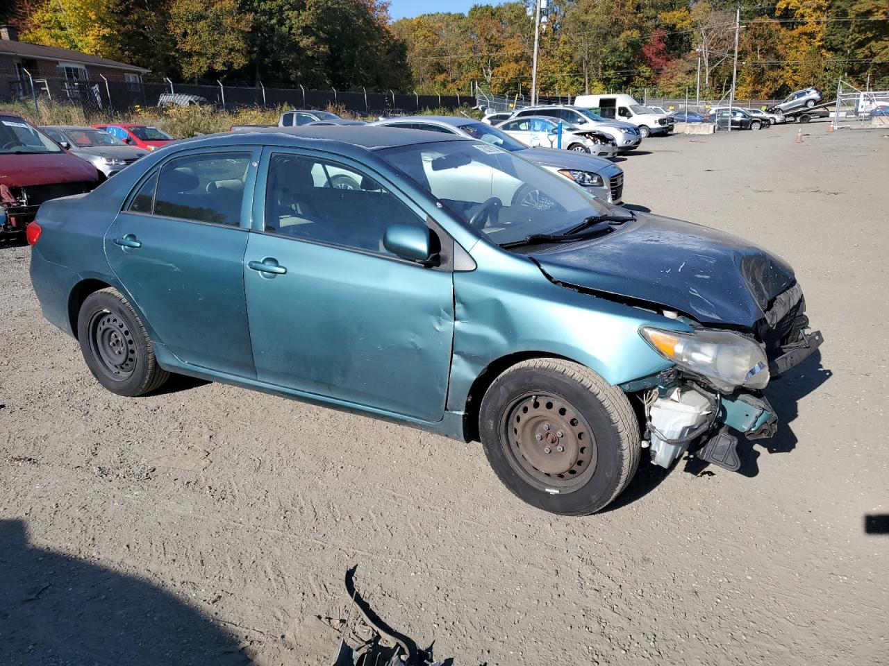 2009 Toyota Corolla VIN 1NXBU40E19Z065506 Copart auction photo, front end / rear end damage thumbnail 4