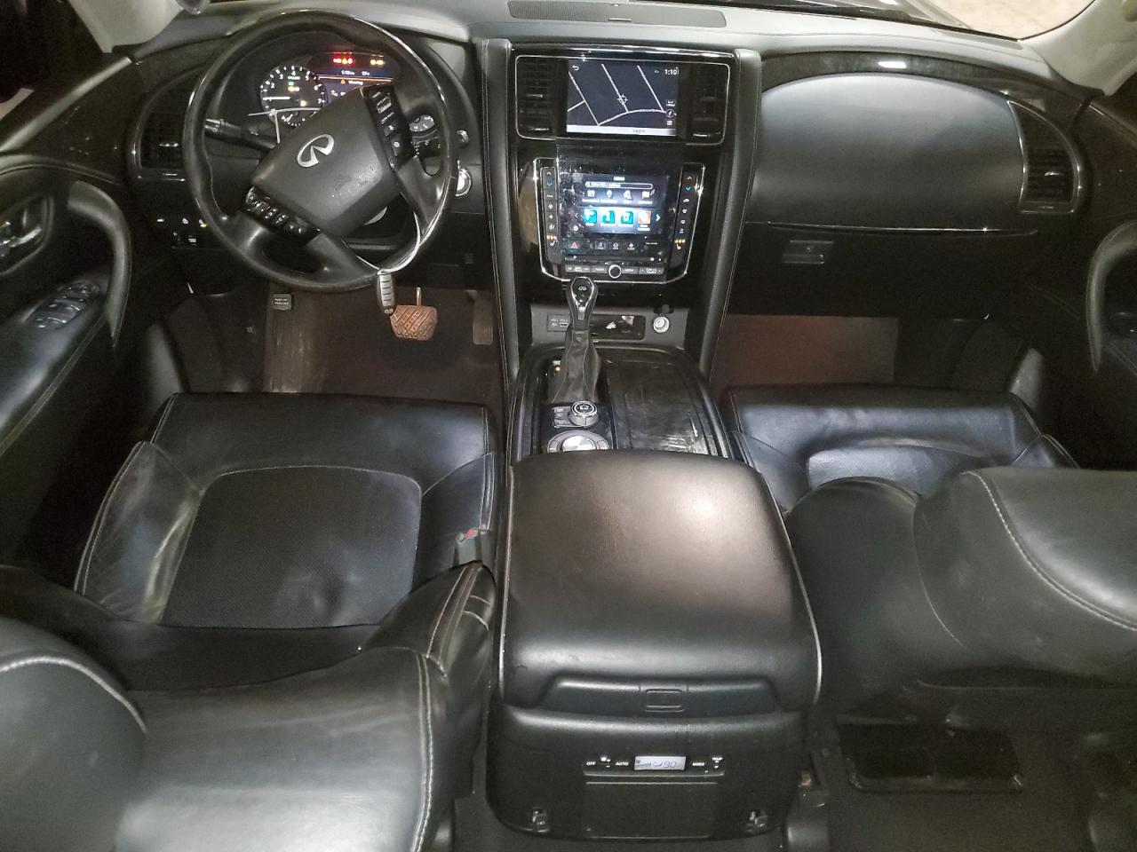 2020 Infiniti QX80 VIN JN8AZ2NF5L9705397 Copart auction photo, front end / side damage thumbnail 8