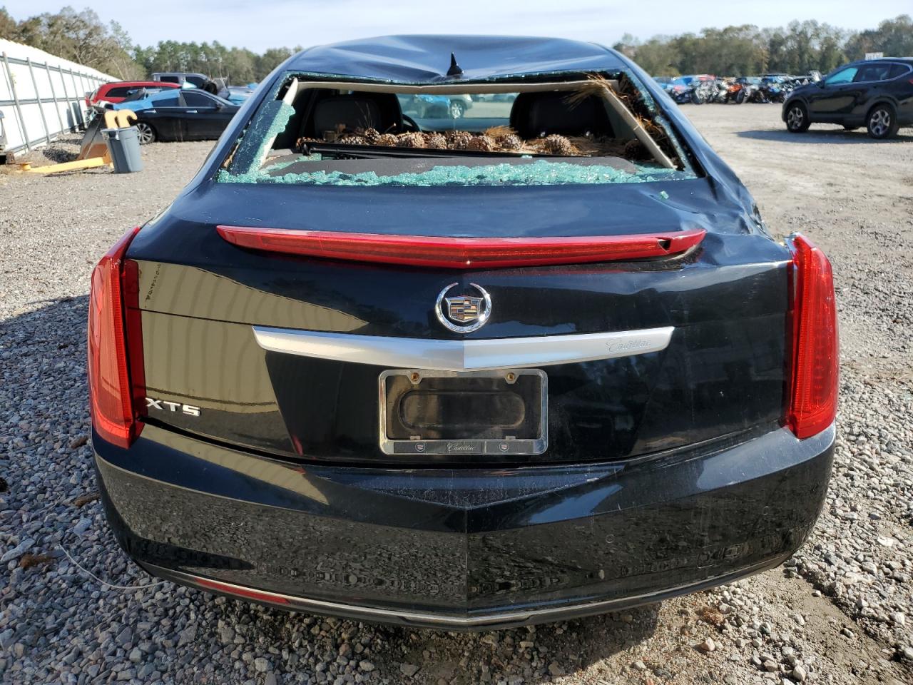 2014 Cadillac XTS VIN 2G61U5S36E9229554 Copart auction photo, top/roof / rear end damage thumbnail 6