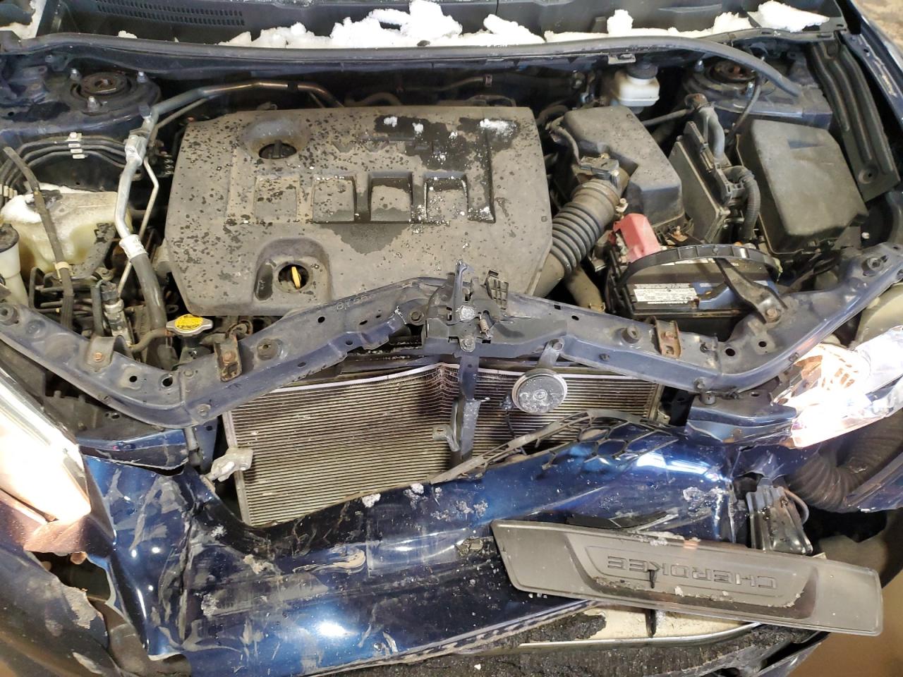 2013 Toyota Corolla VIN 2T1KU4EE5DC995041 Copart auction photo, front end / rear end damage thumbnail 11