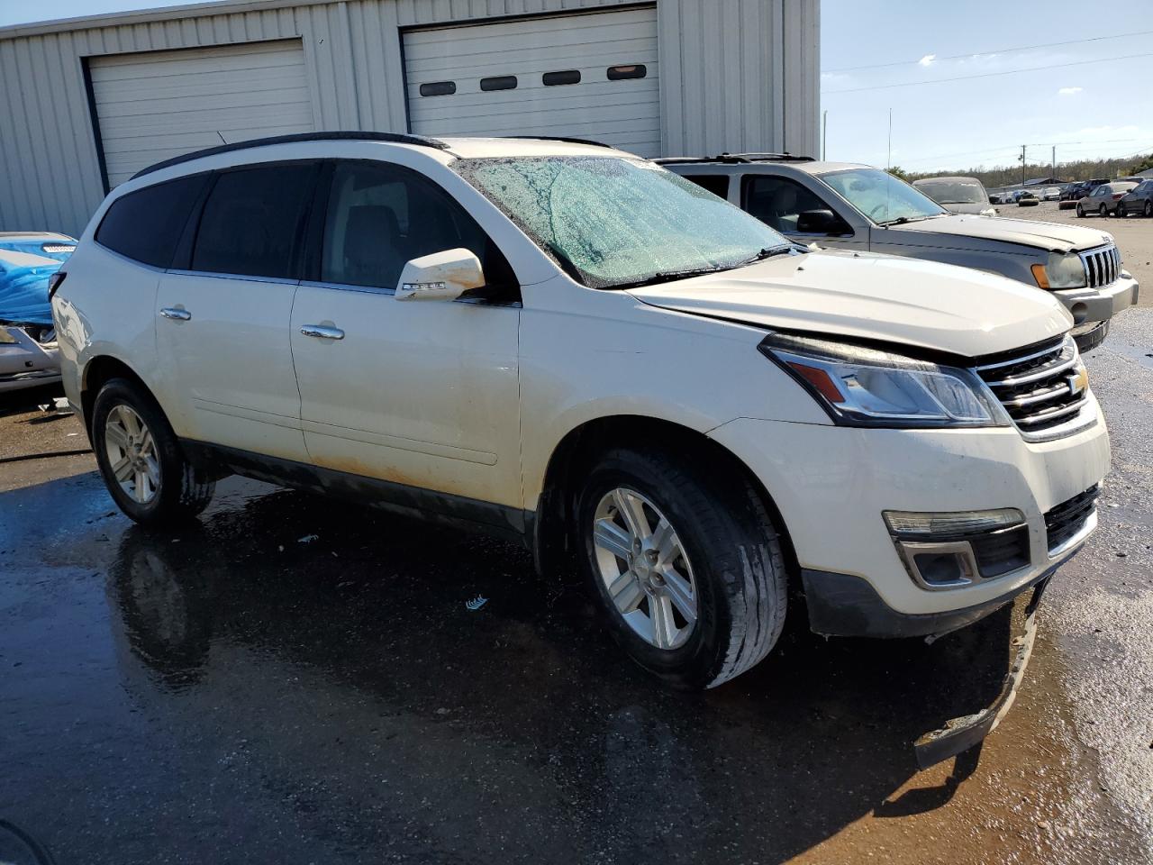 2014 Chevrolet Traverse VIN 1GNKVHKD6EJ370189 Copart auction photo, undercarriage damage thumbnail 4