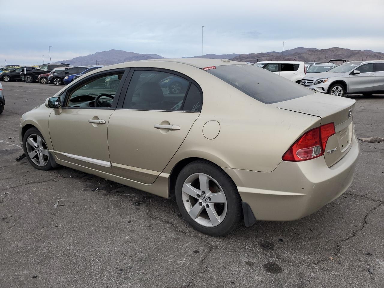 2007 Honda Civic VIN 1HGFA168X7L013892 Copart auction photo, rear end damage thumbnail 2