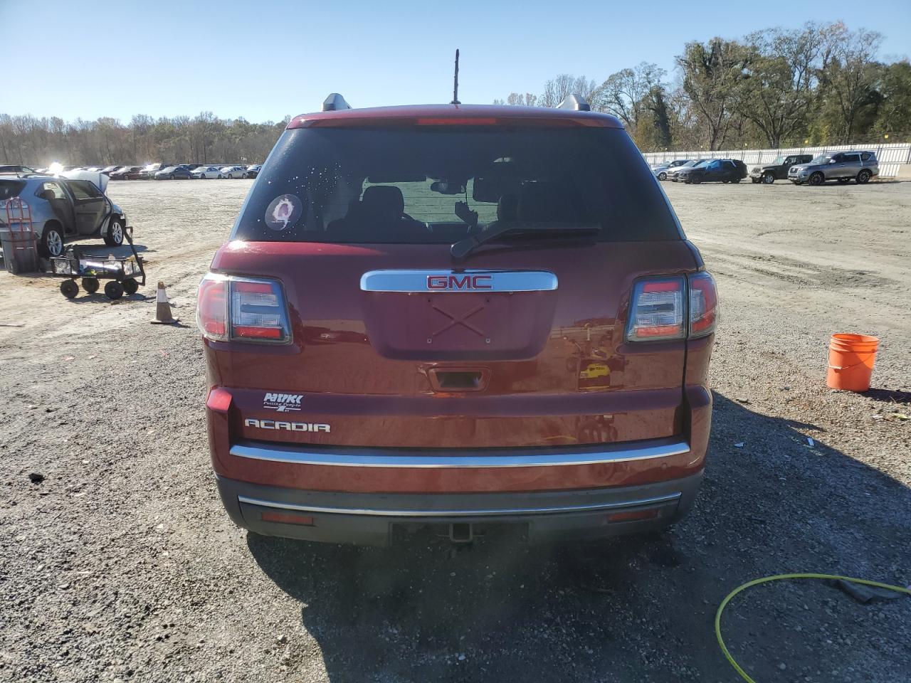 2015 GMC Acadia VIN 1GKKRRKD7FJ336805 Copart auction photo, side damage thumbnail 6