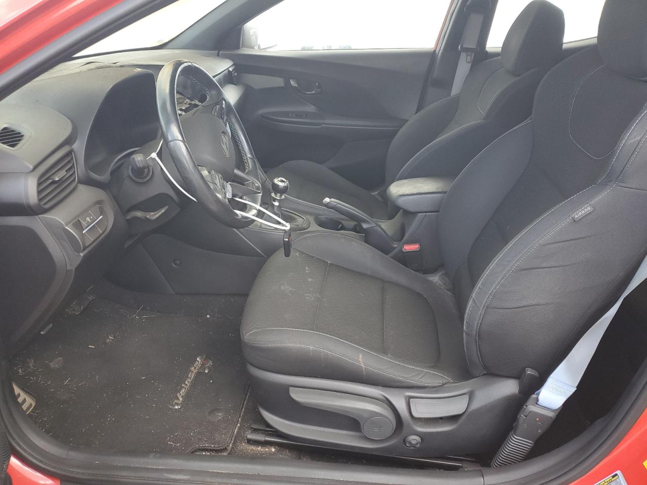 2020 Hyundai Veloster VIN KMHT36AH2LU003485 Copart auction photo, burn - interior damage thumbnail 7