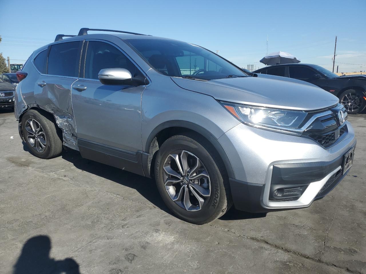 2020 Honda CR-V VIN 7FARW1H81LE000105 Copart auction photo, side / undercarriage damage thumbnail 4