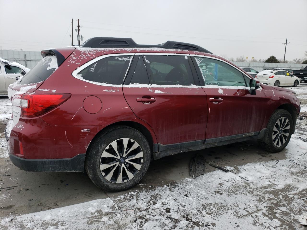 2015 Subaru Outback VIN 4S4BSEJC4F3282848 Copart auction photo, front end / hail damage thumbnail 3