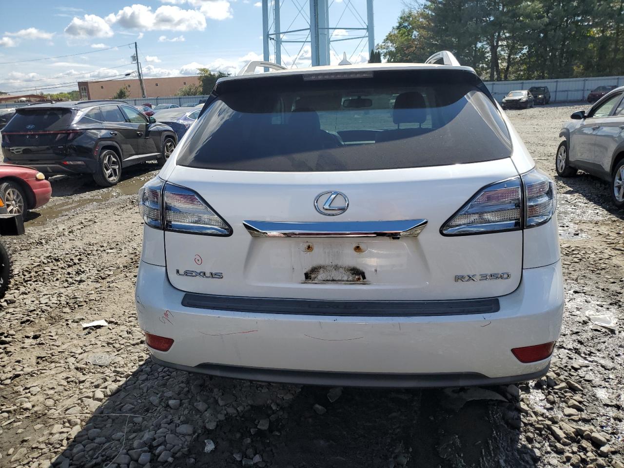 2010 Lexus RX VIN 2T2BK1BA5AC011450 Copart auction photo, front end damage thumbnail 6