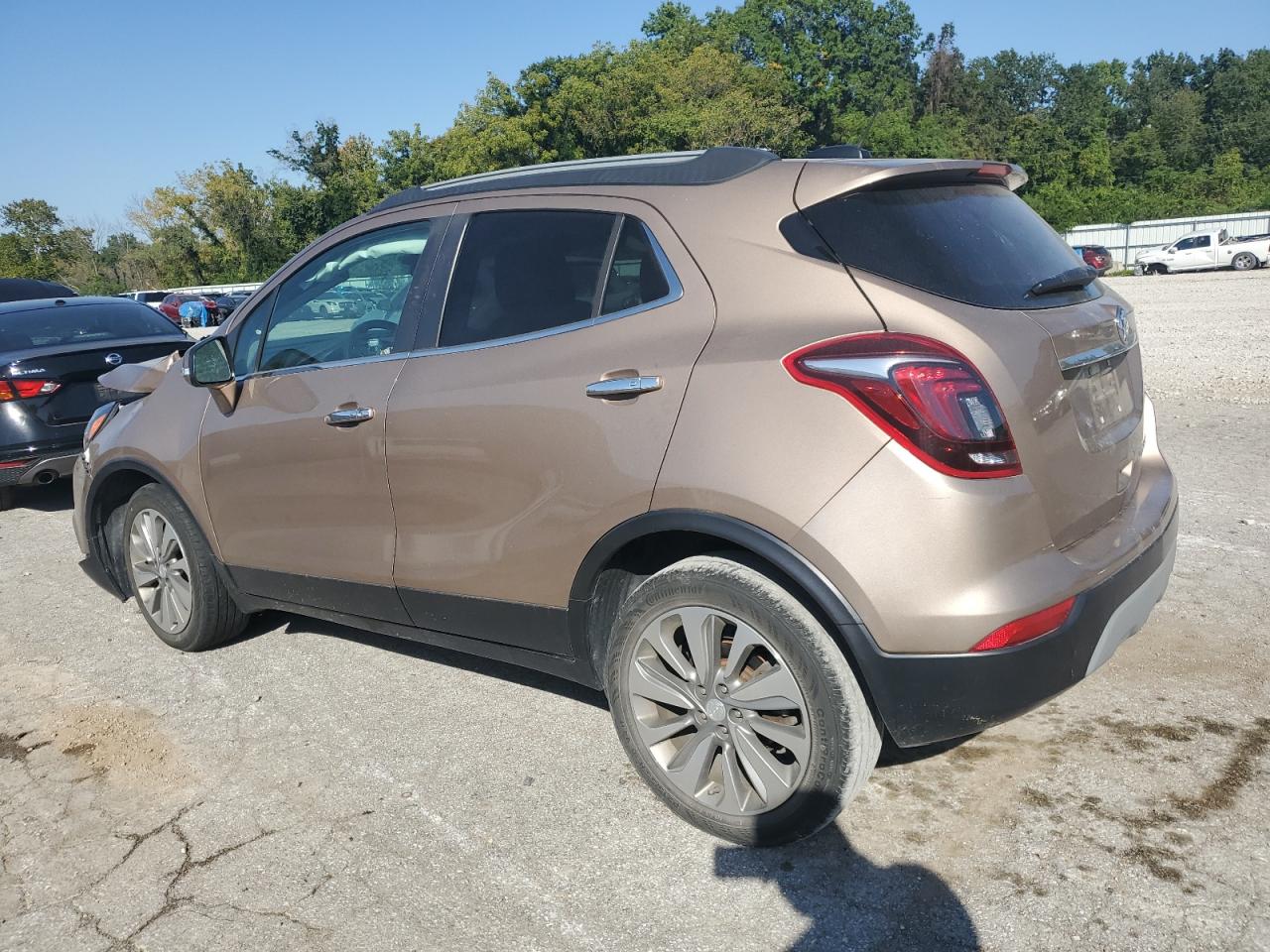 2019 Buick Encore VIN KL4CJASB4KB723186 Copart auction photo, front end / side damage thumbnail 2