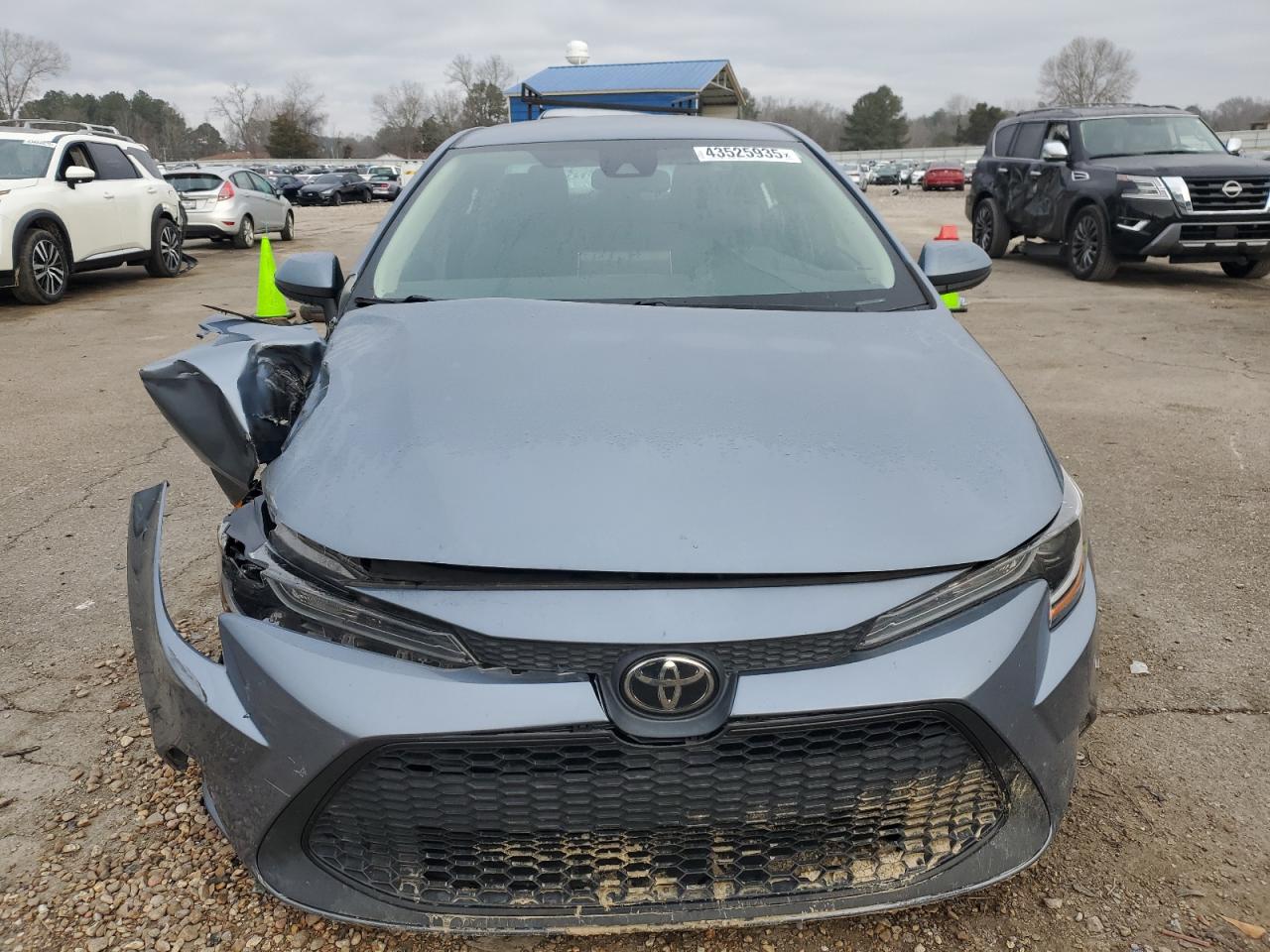 2020 Toyota Corolla VIN 5YFEPRAE3LP101947 Copart auction photo, front end / side damage thumbnail 5