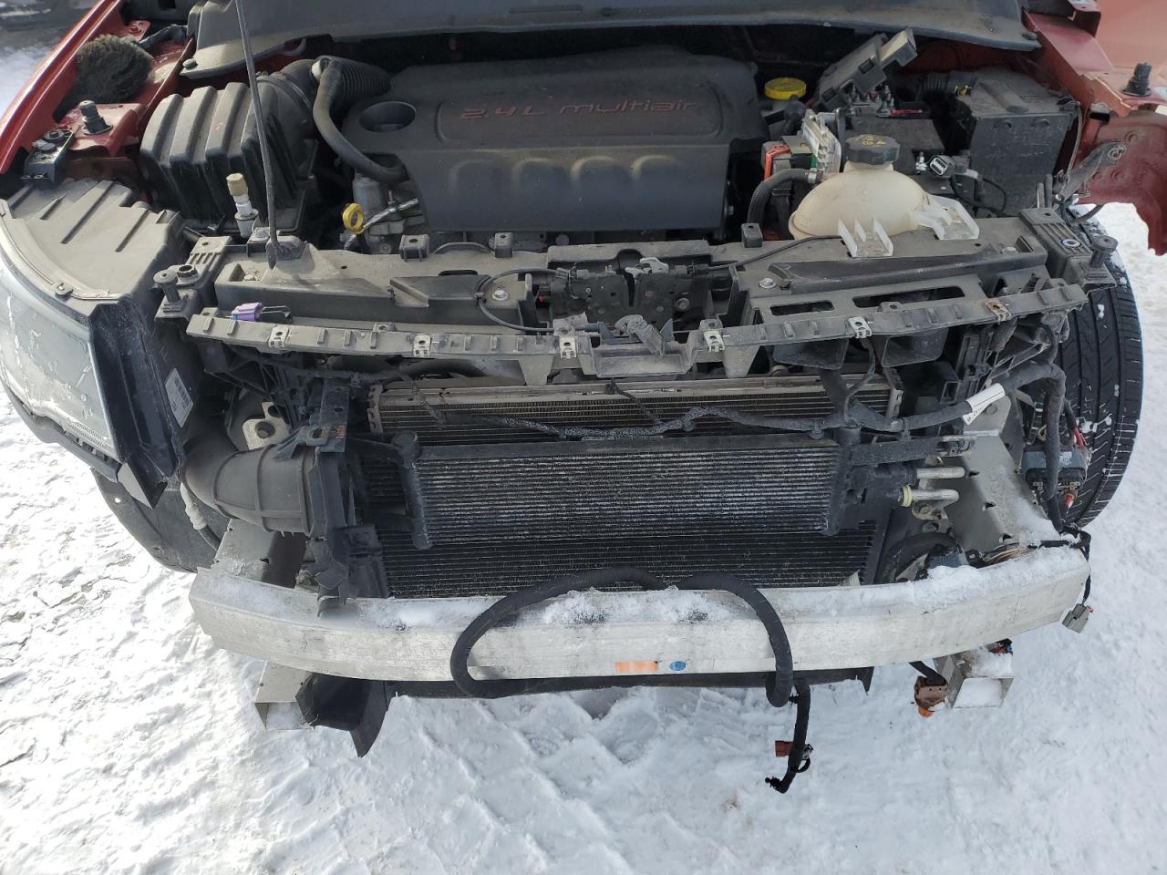 2017 Jeep Compass VIN 3C4NJDBB9HT636245 Copart auction photo, front end damage thumbnail 12