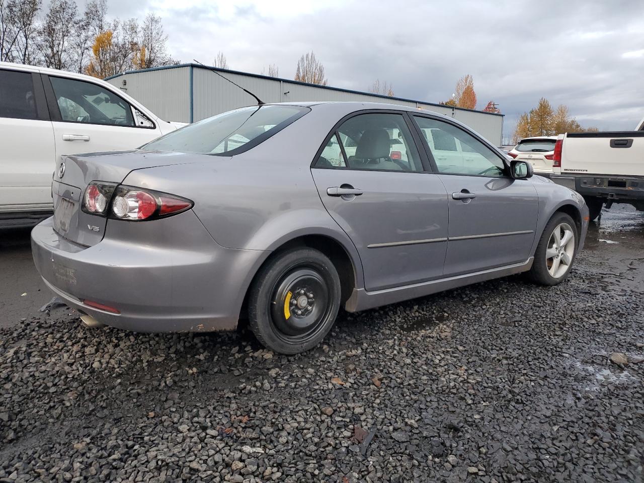2007 Mazda 6 VIN 1YVHP80D575M13667 Copart auction photo, vandalism damage thumbnail 3