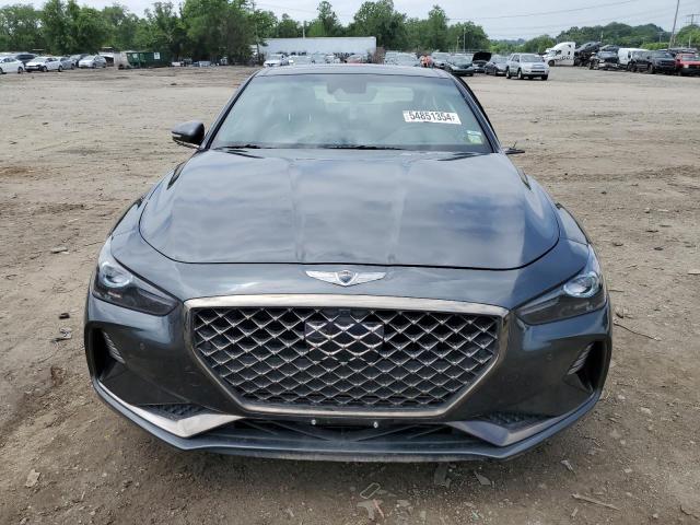 2021 Genesis G70 VIN KMTG34LE7MU074553 Copart auction photo, side damage thumbnail 5