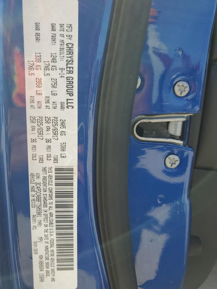 2015 Dodge Journey VIN 3C4PDCAB8FT505901 Copart auction photo, minor dent/scratches damage thumbnail 13