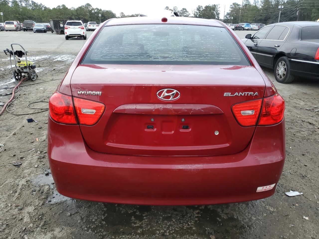 2007 Hyundai Elantra VIN KMHDU46D57U193963 Copart auction photo, front end damage thumbnail 6