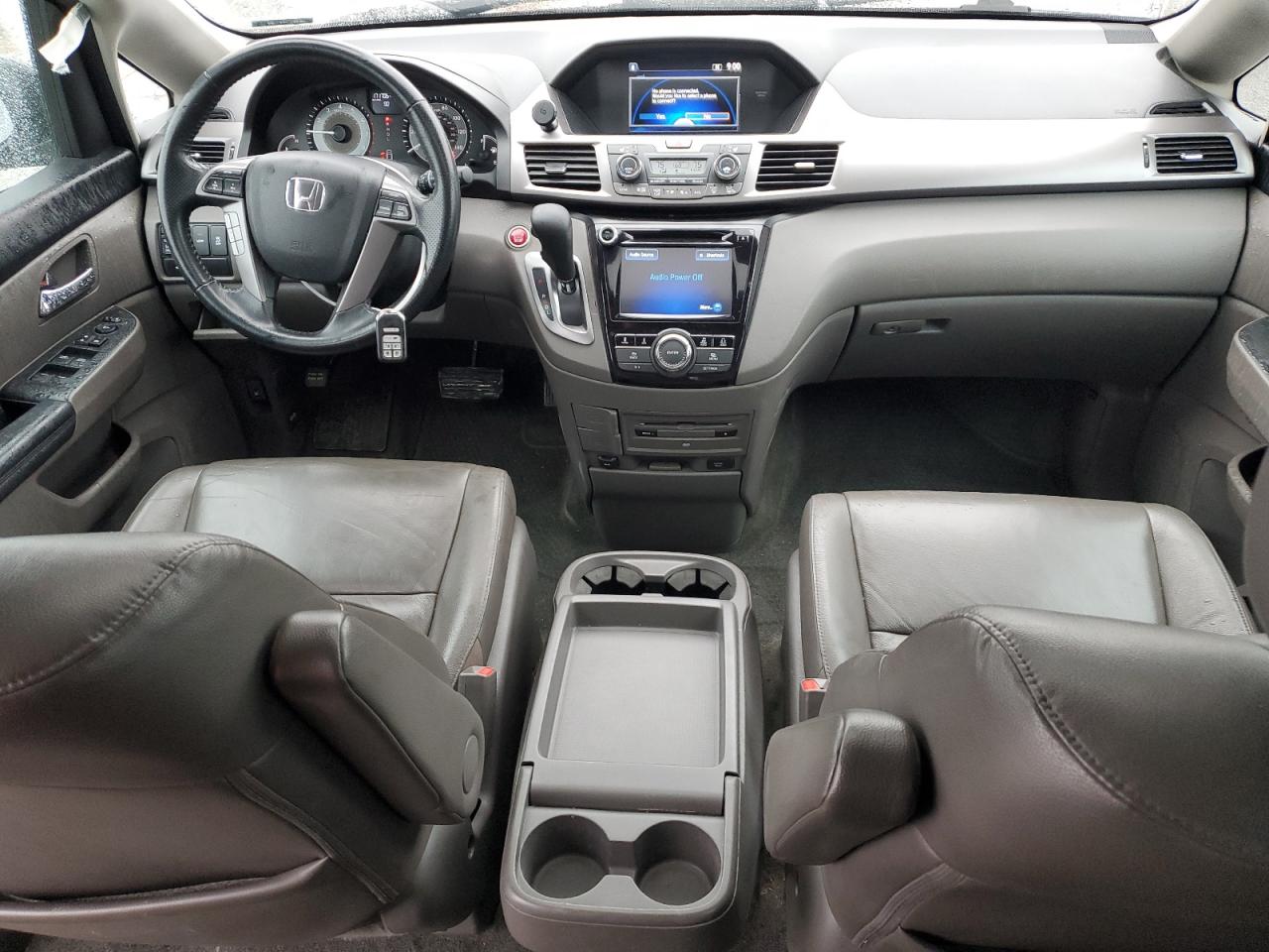 2015 Honda Odyssey VIN 5FNRL5H66FB065868 Copart auction photo, side damage thumbnail 8