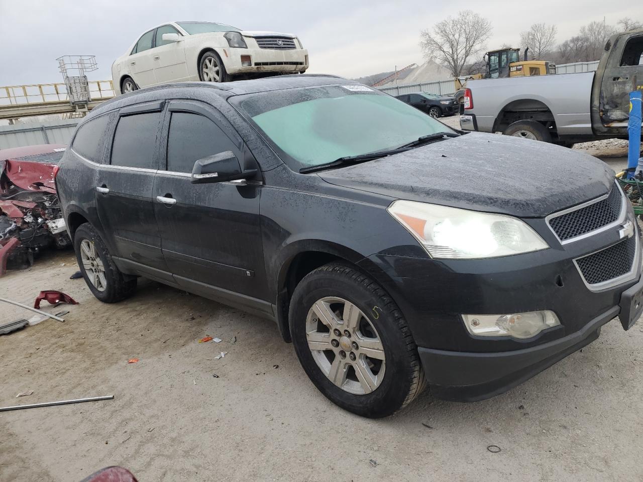 2010 Chevrolet Traverse VIN 1GNLRFED8AS113810 Copart auction photo, side damage thumbnail 4
