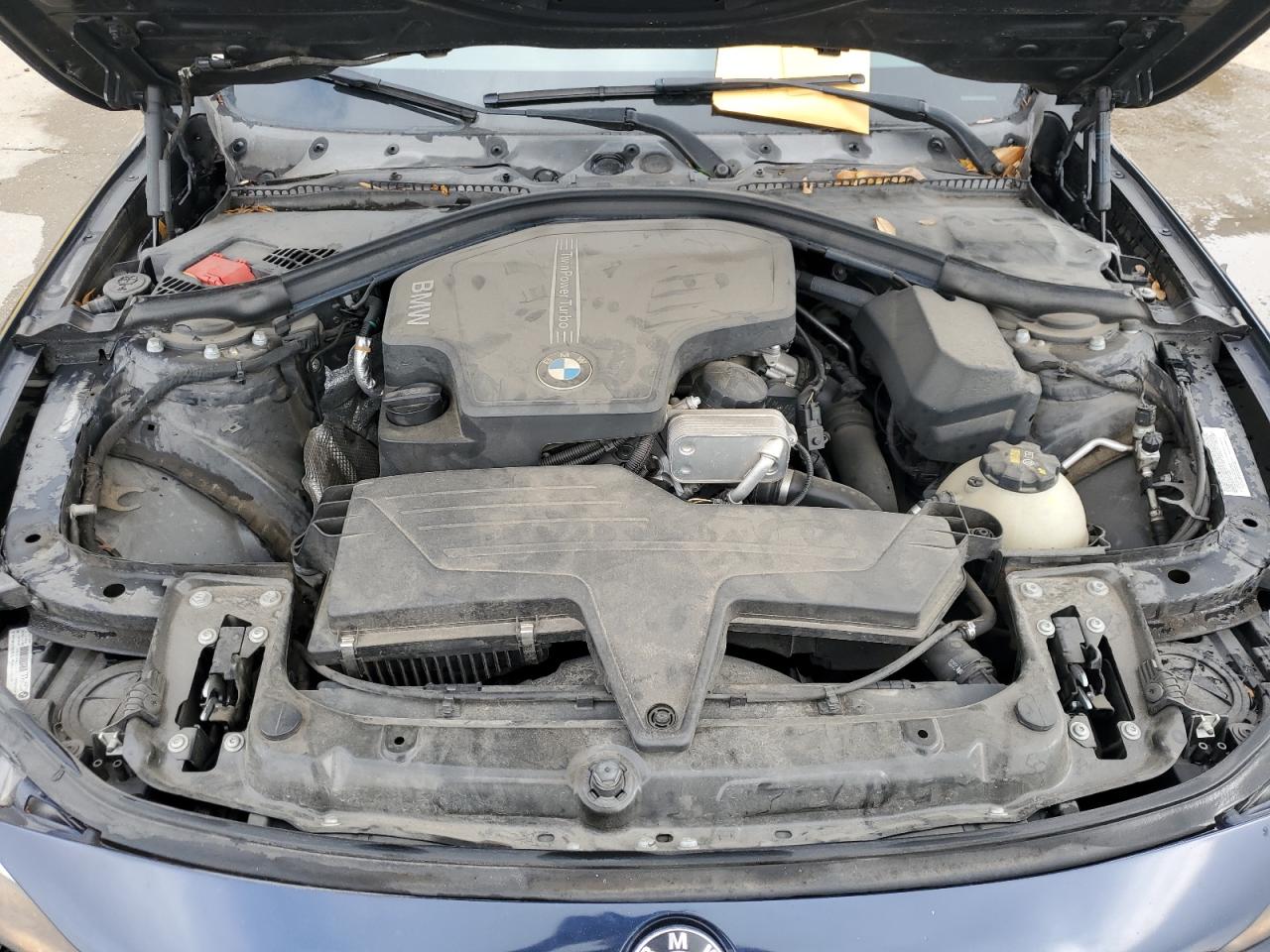 2015 BMW 3er VIN WBA3B1G52FNT64573 Copart auction photo, side damage thumbnail 11