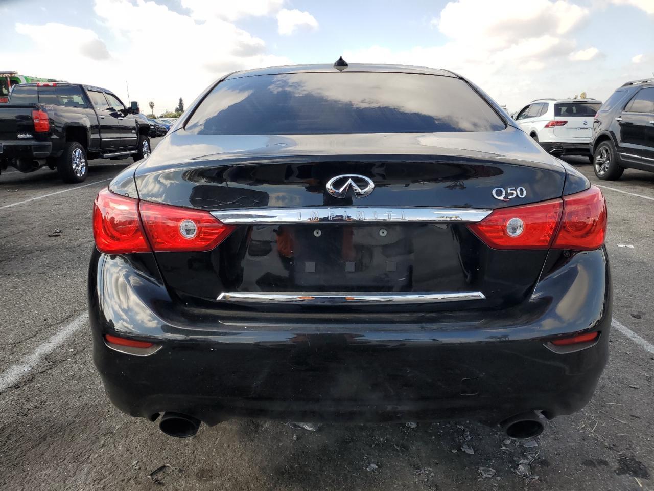 2017 Infiniti Q50 VIN JN1EV7AP7HM730524 Copart auction photo, vandalism / minor dent/scratches damage thumbnail 6