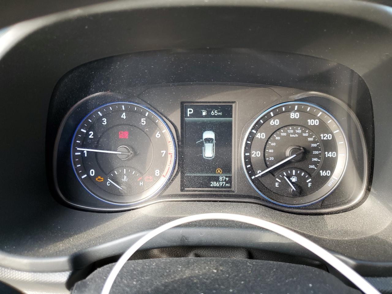 2023 Hyundai Kona VIN KM8K62AB0PU060457 Copart auction photo, front end damage thumbnail 9