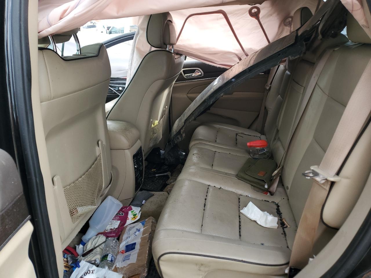 2015 Jeep Grand Cherokee VIN 1C4RJFCG8FC950775 Copart auction photo, side / front end damage thumbnail 10