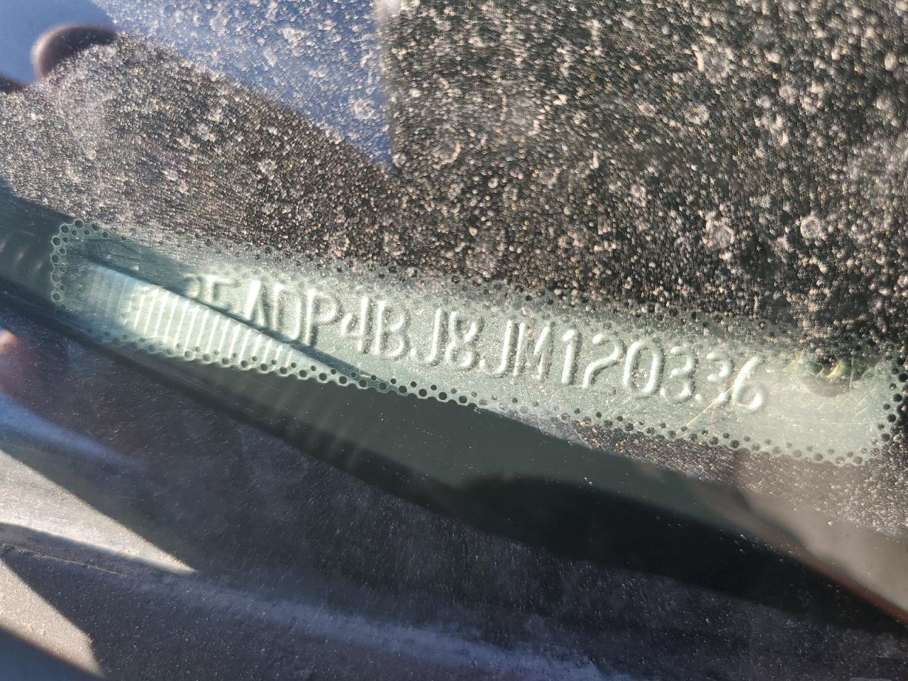2018 Ford Fiesta VIN 3FADP4BJ8JM120336 Copart auction photo, front end / side damage thumbnail 12