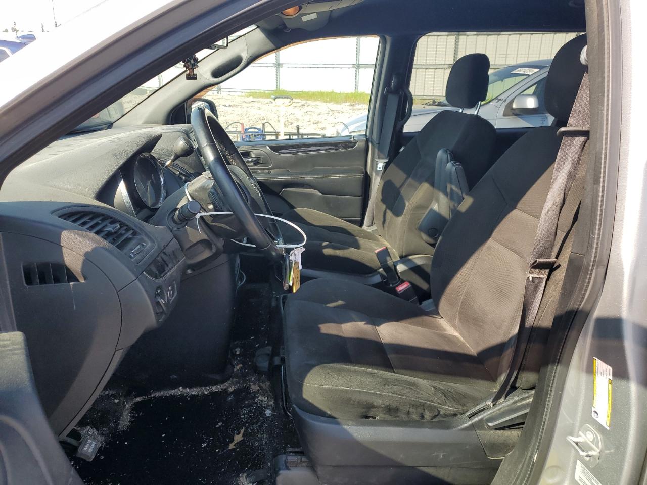 2015 Dodge Caravan VIN 2C4RDGBG3FR664032 Copart auction photo, side damage thumbnail 7