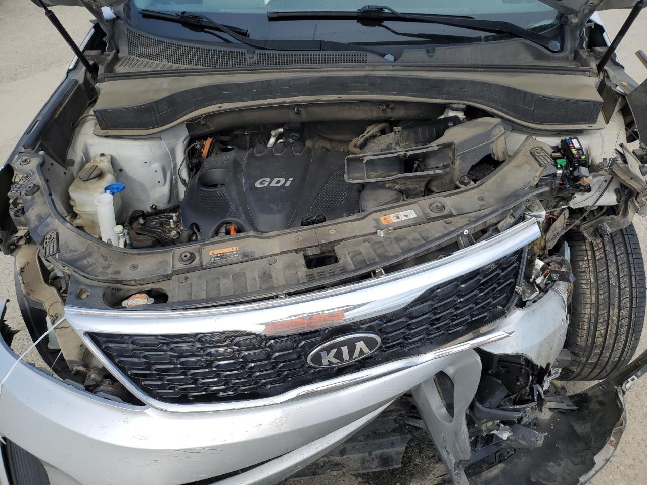 2014 KIA Sorento VIN 5XYKT3A67EG468264 Copart auction photo, front end / rear end damage thumbnail 12