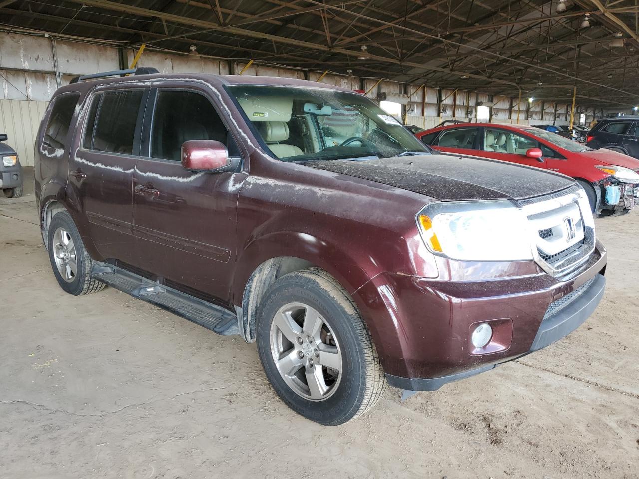 2010 Honda Pilot VIN 5FNYF3H57AB002477 Copart auction photo, rear end / front end damage thumbnail 4