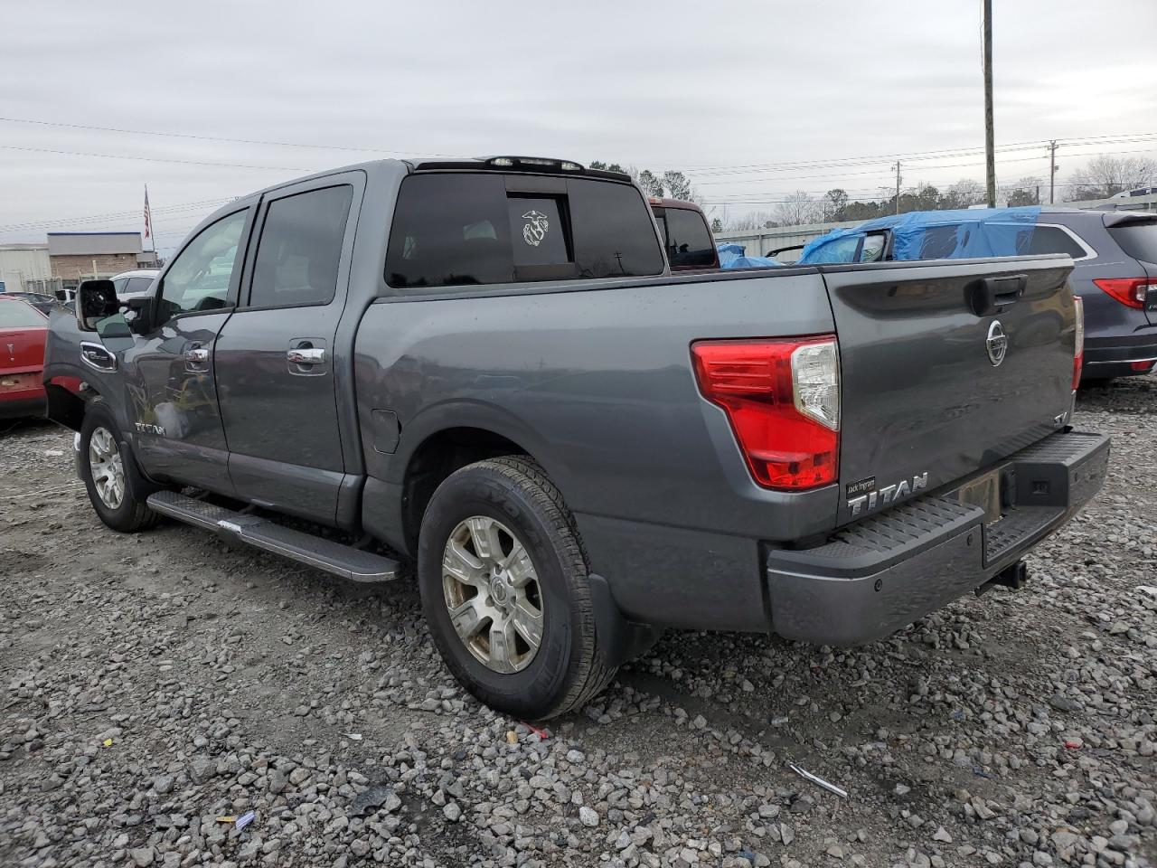 2017 Nissan Titan VIN 1N6AA1E6XHN516947 Copart auction photo, front end / side damage thumbnail 2