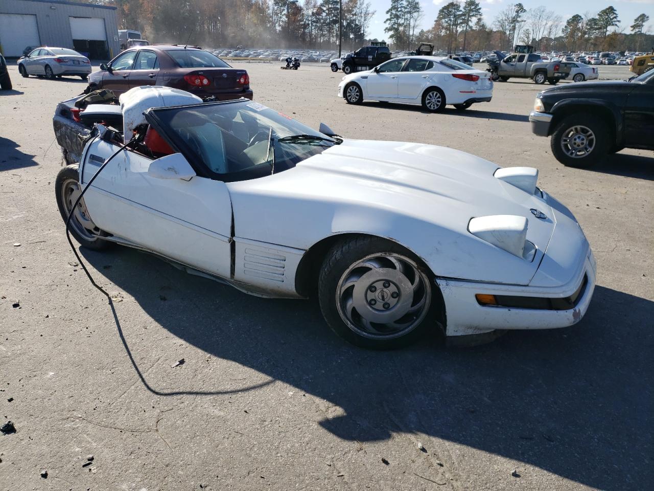 1994 Chevrolet Corvette VIN 1G1YY22P0R5109391 Copart auction photo, rear end / side damage thumbnail 4