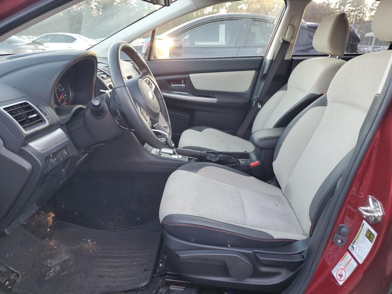 2017 Subaru XV VIN JF2GPABCXHH247225 Copart auction photo, top/roof damage thumbnail 7