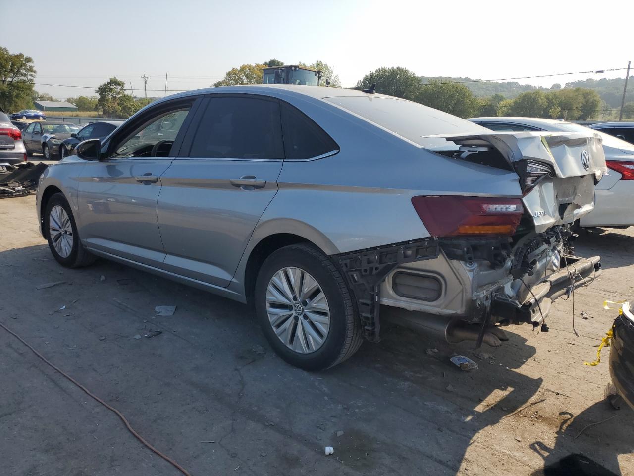 2019 Volkswagen Jetta VIN 3VWCB7BU6KM201656 Copart auction photo, rear end damage thumbnail 2